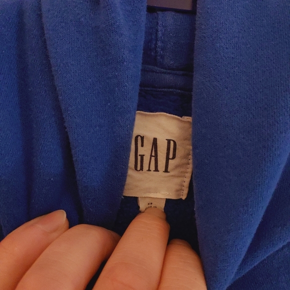 (2 for $20) GAP blue pullover hoodie size extra small - Picture 4 of 5